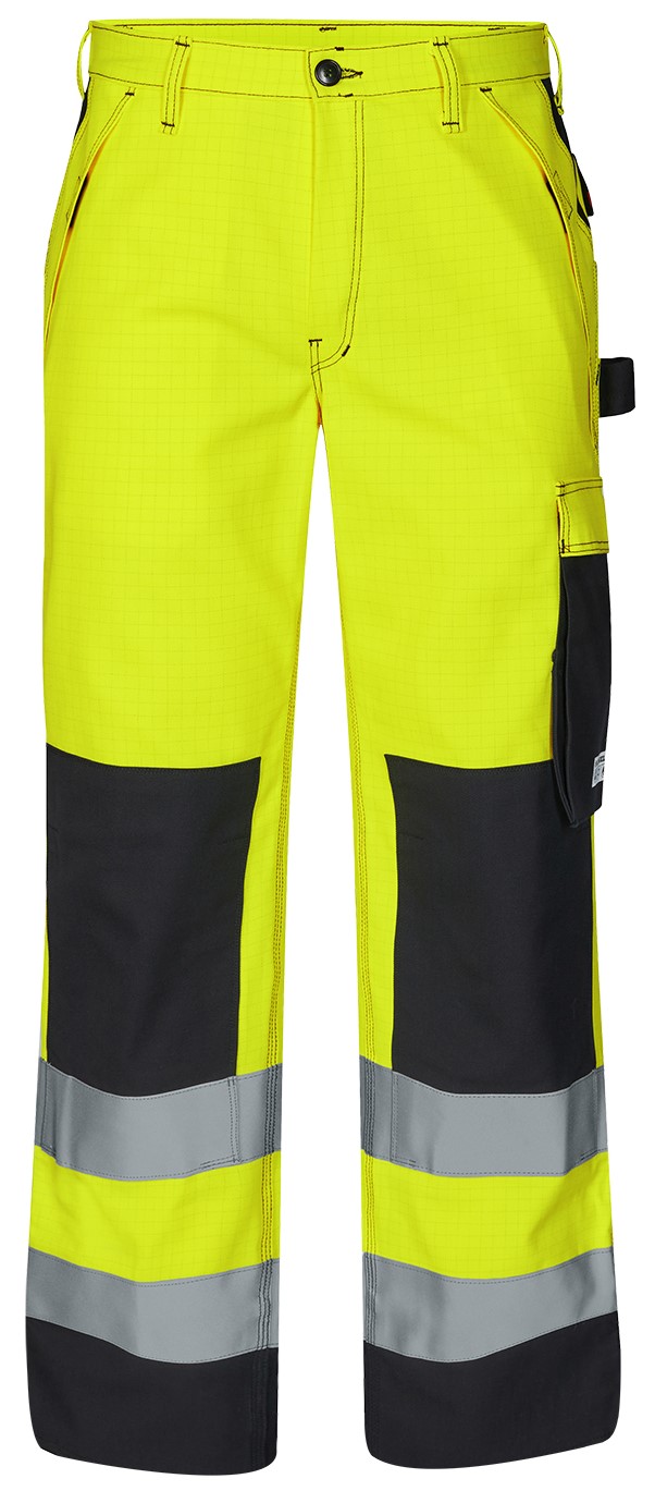 Engel 2235-825 Safety+ Multinorm waistband trousers with high-visibility protection