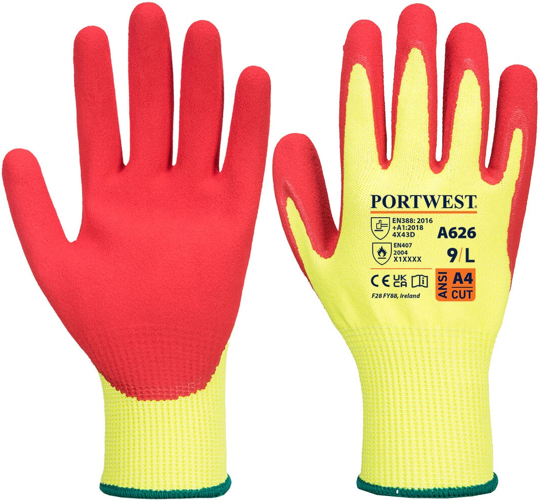 Portwest A626- Nitrile Cut Protection Gloves Level D
