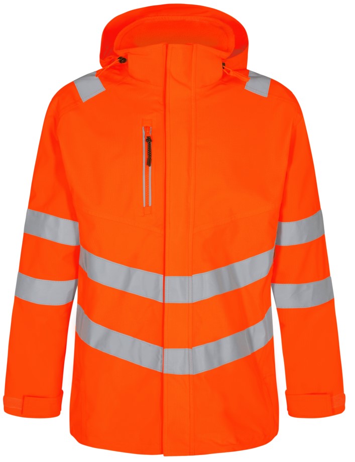 Engel 1145-930 Safety softshell parka with high-visibility protection