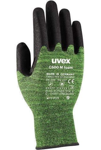 uvex C500 M foam cut-resistant gloves 60498 up to 100 °C