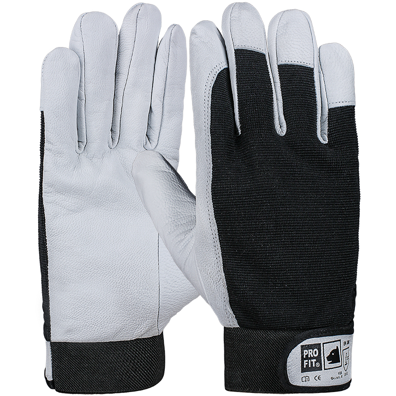Pro-Fit 122 Nappa leather protective gloves with jersey back