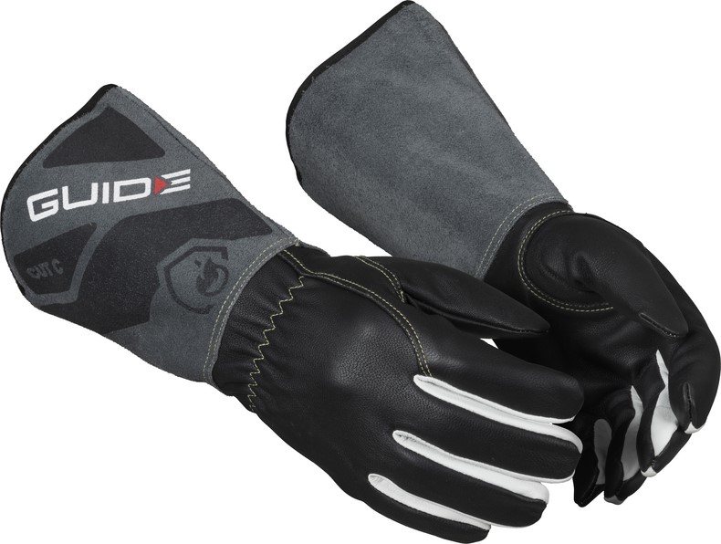 Guide 1342 Goat Leather Cut Protection Welding Gloves