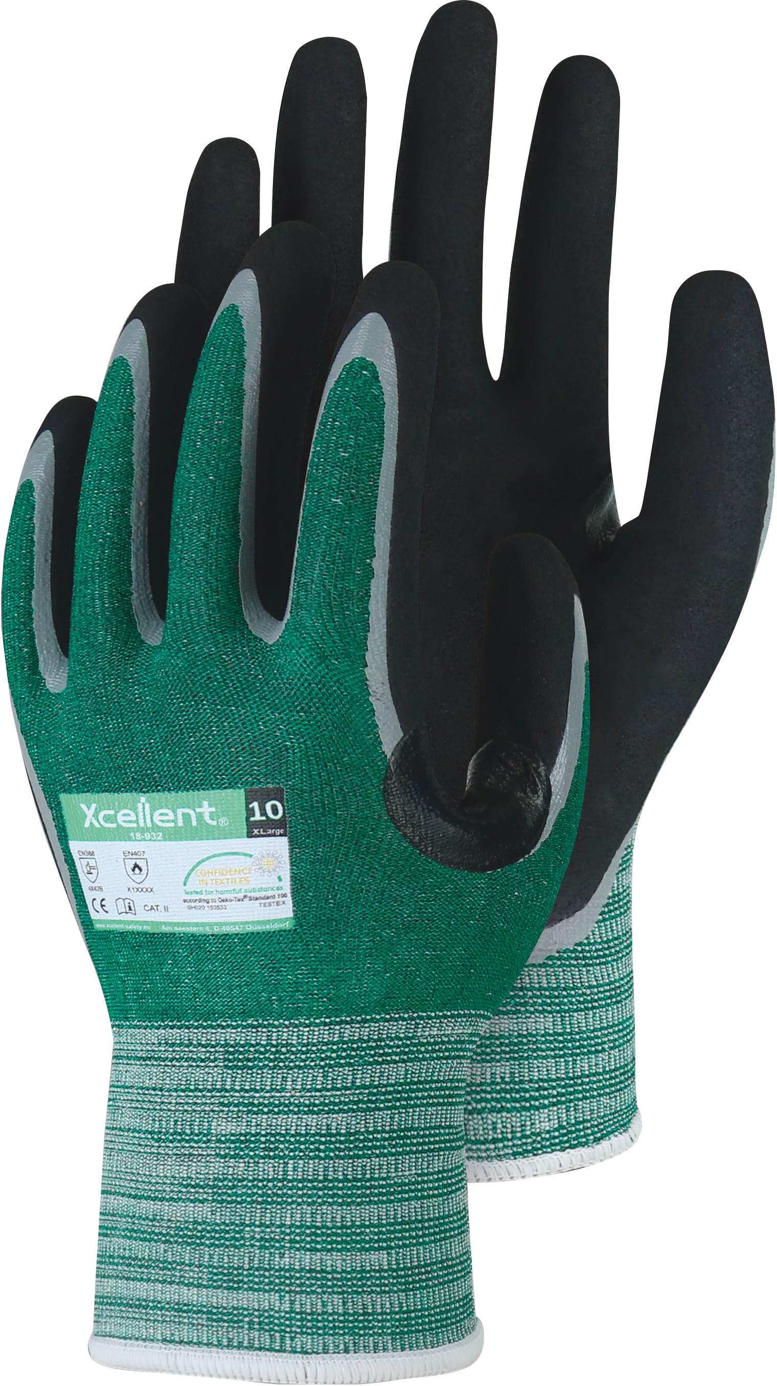 Triuso Xcellent XC18932 Nitrile Cut Protection Gloves Level B
