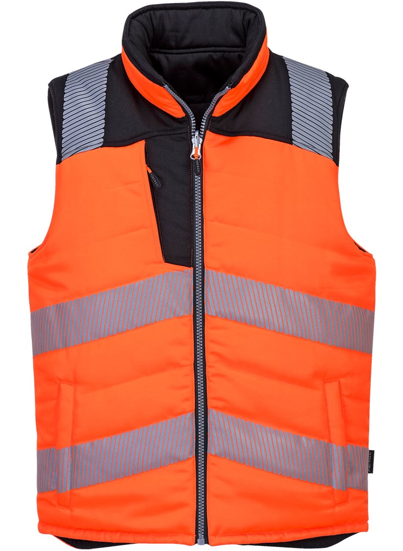 Portwest PW374 PW3 warning protection bodywarmer 2x1