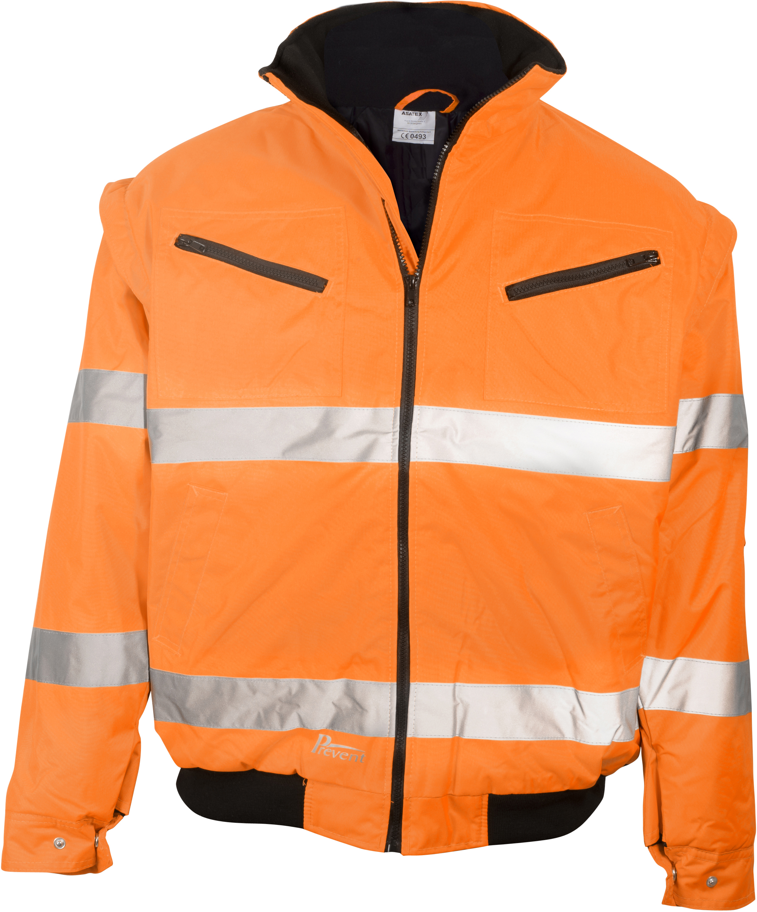Prevent 174GA Warning protection pilot jacket bright yellow
