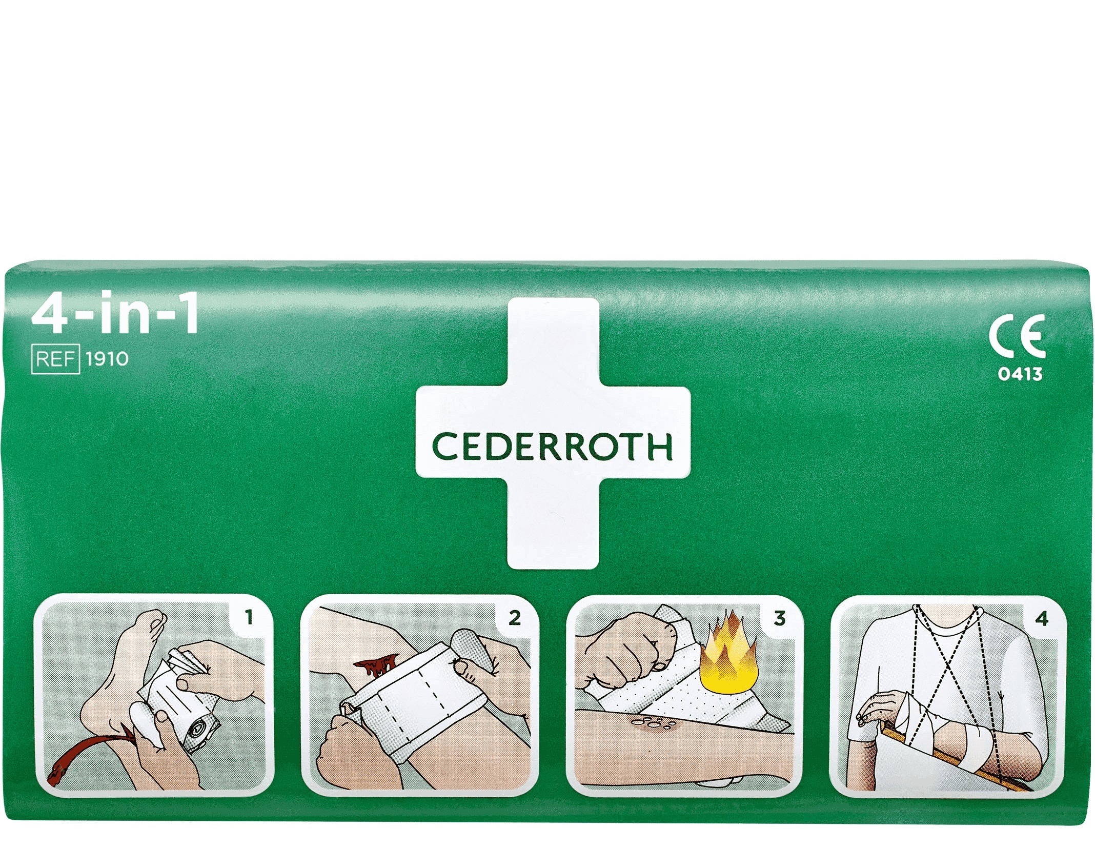 Cederroth 1910 4-in-1 Miracle Bandage (Hemostatic)