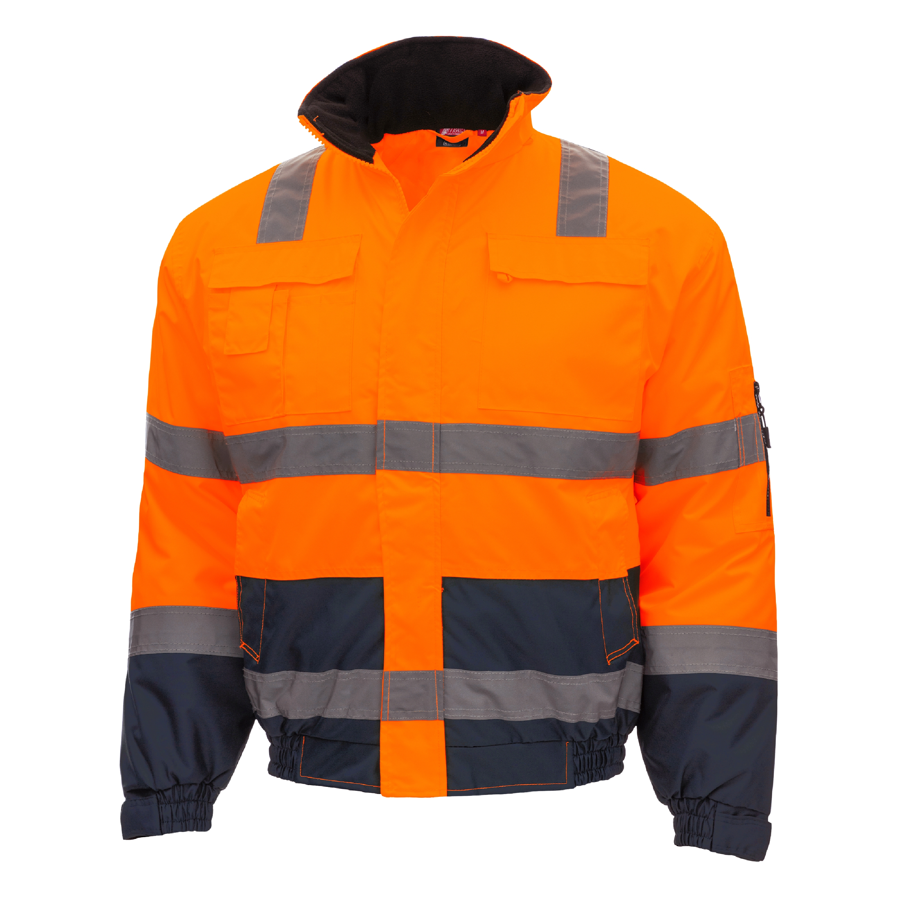 Nitras Motion Tex Viz 7142 (ex: Nighthawk L ) Anti-warning pilot jacket bright orange-blue